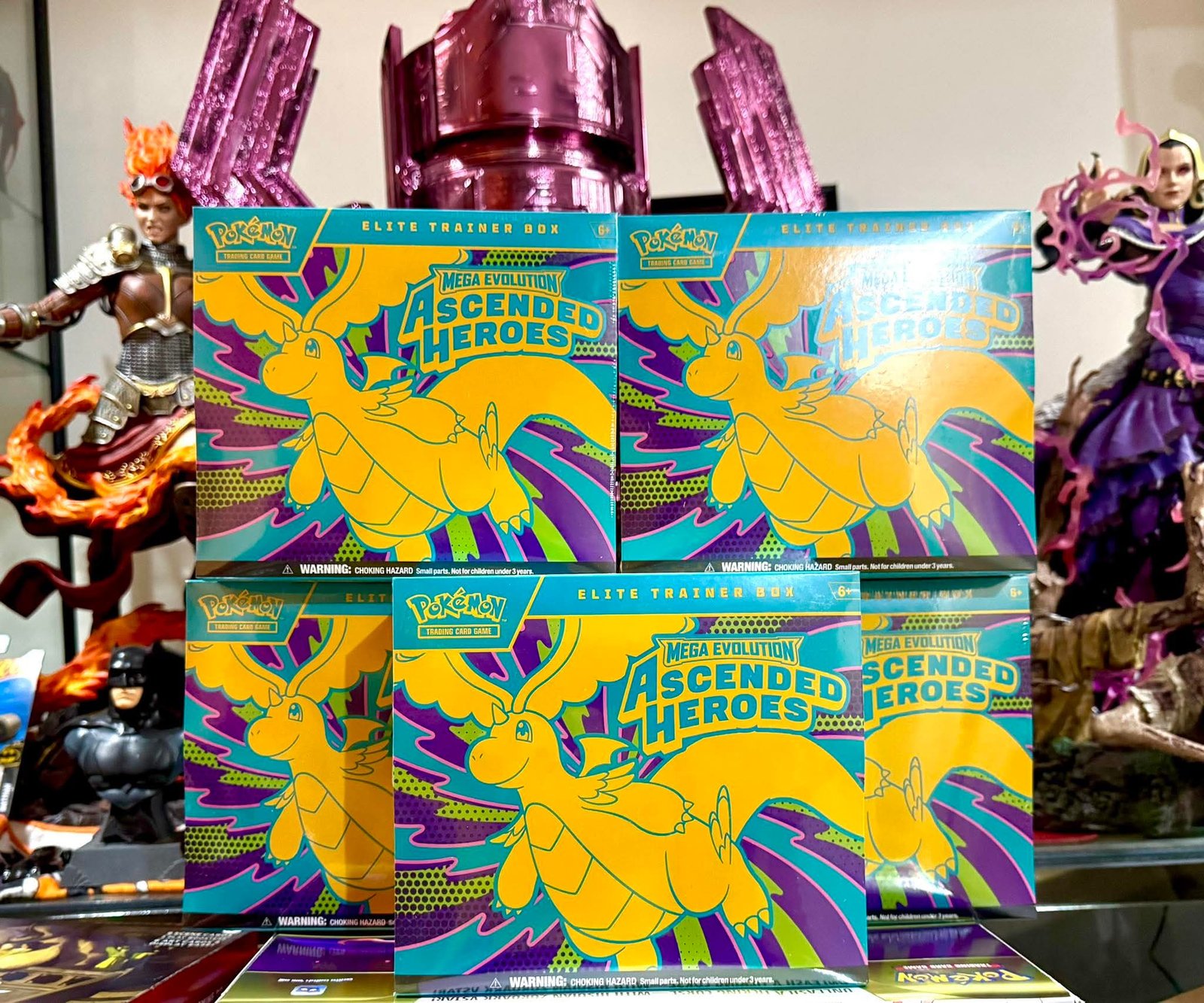 mega evolution etb booster box Pokemon TCG Evolutions 1 Elite Trainer : Toys & Games and 4 booster packs to enhance your collection Pokmon TCG Mega Evolutions ETB